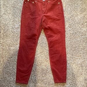 Red Corduroy Pants